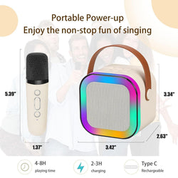 Double MIC WITH SPEAKER K12 Karaoke Machine