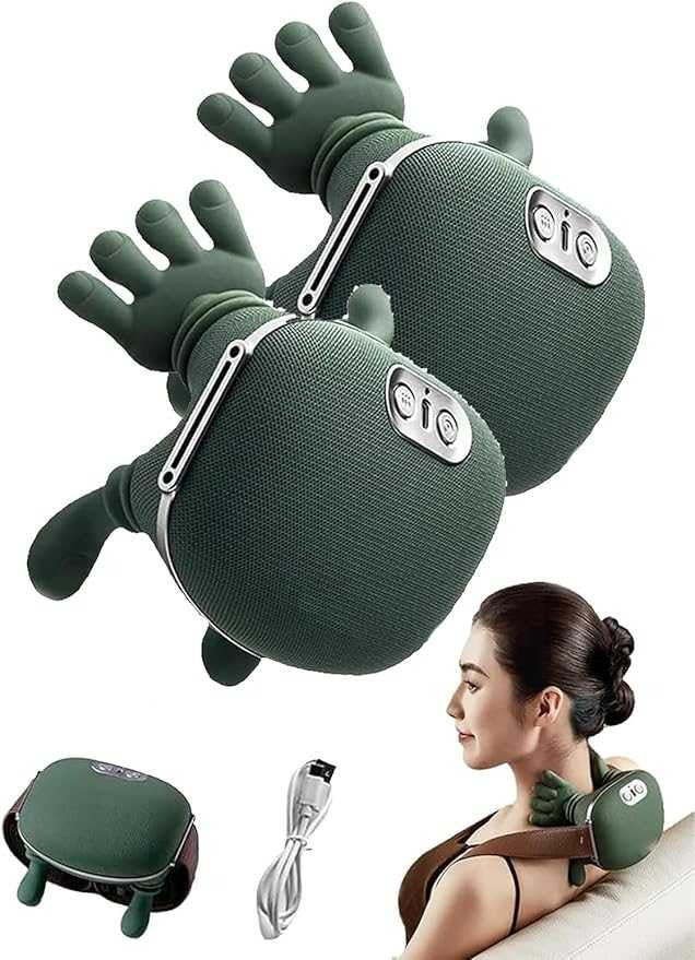 New Generation Bionic Finger Heated Siaasoo Shoulder and Neck Massager by Hand